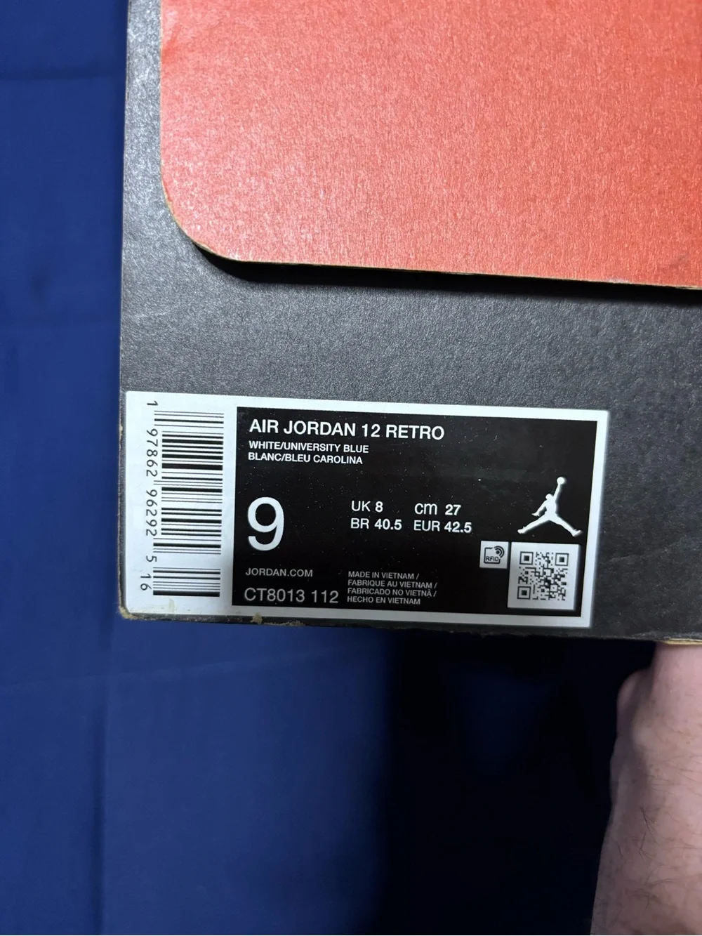 Jordan 12 Retro Melo 2025 Size 9